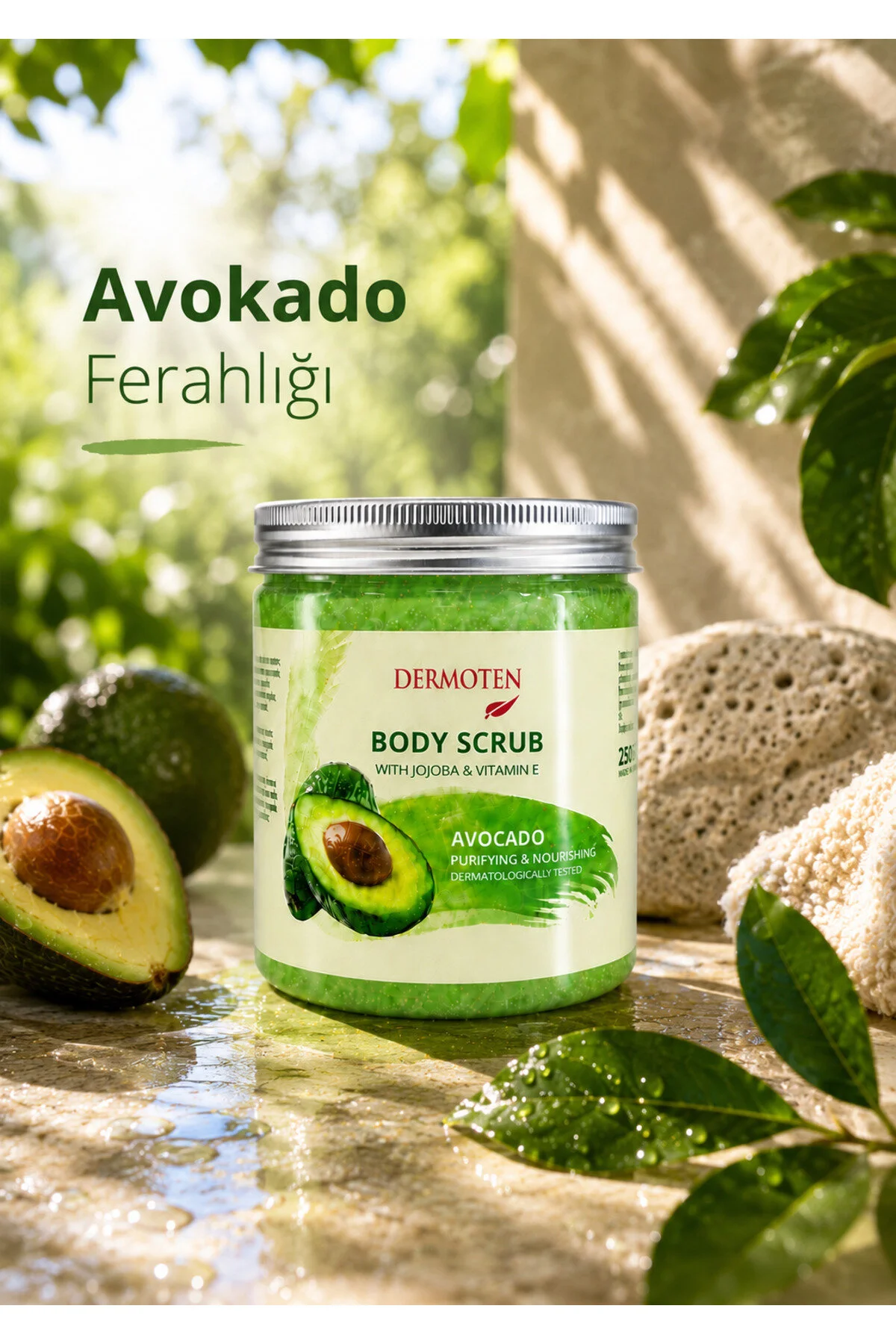 Vücut Peelingi (Avokadolu) | Body Scrub 250 ml