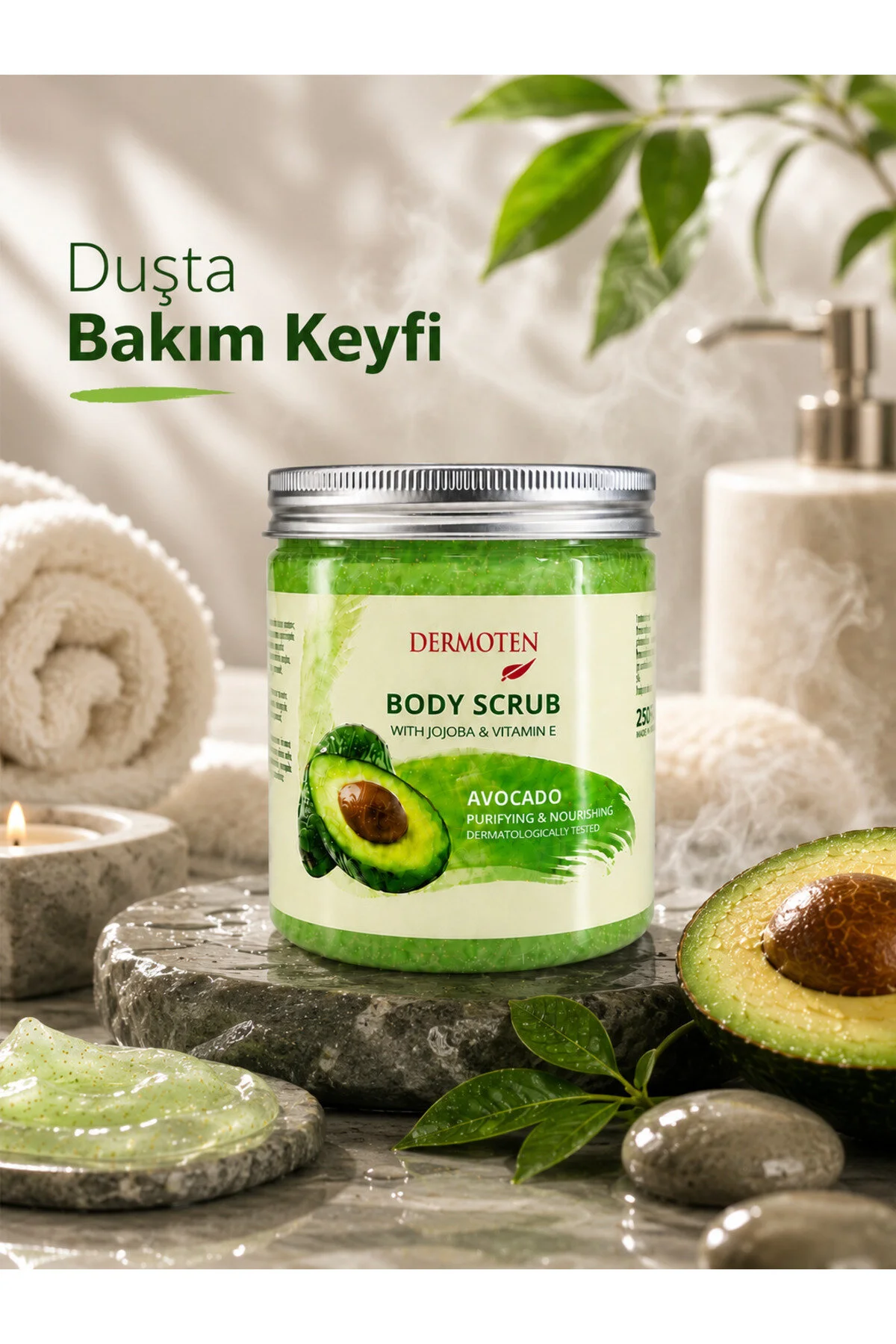 Vücut Peelingi (Avokadolu) | Body Scrub 250 ml