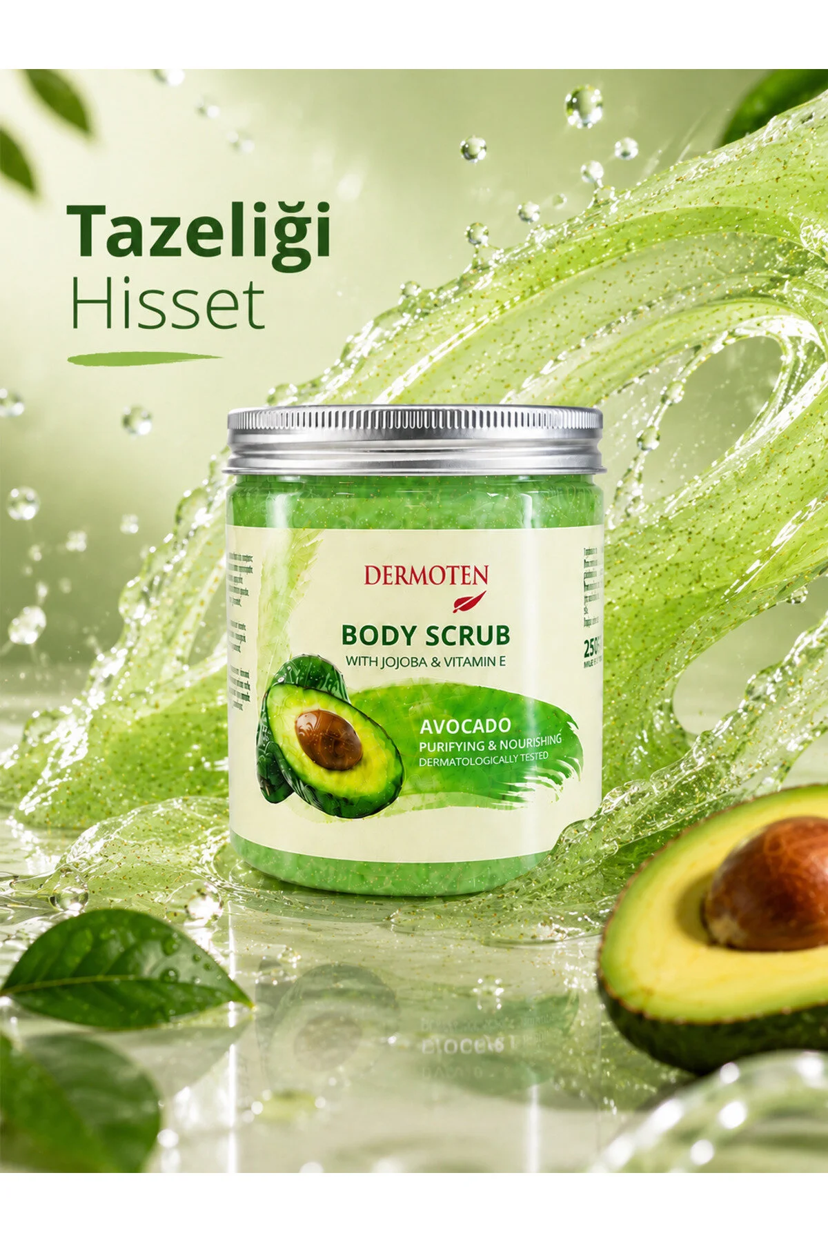 Vücut Peelingi (Avokadolu) | Body Scrub 250 ml