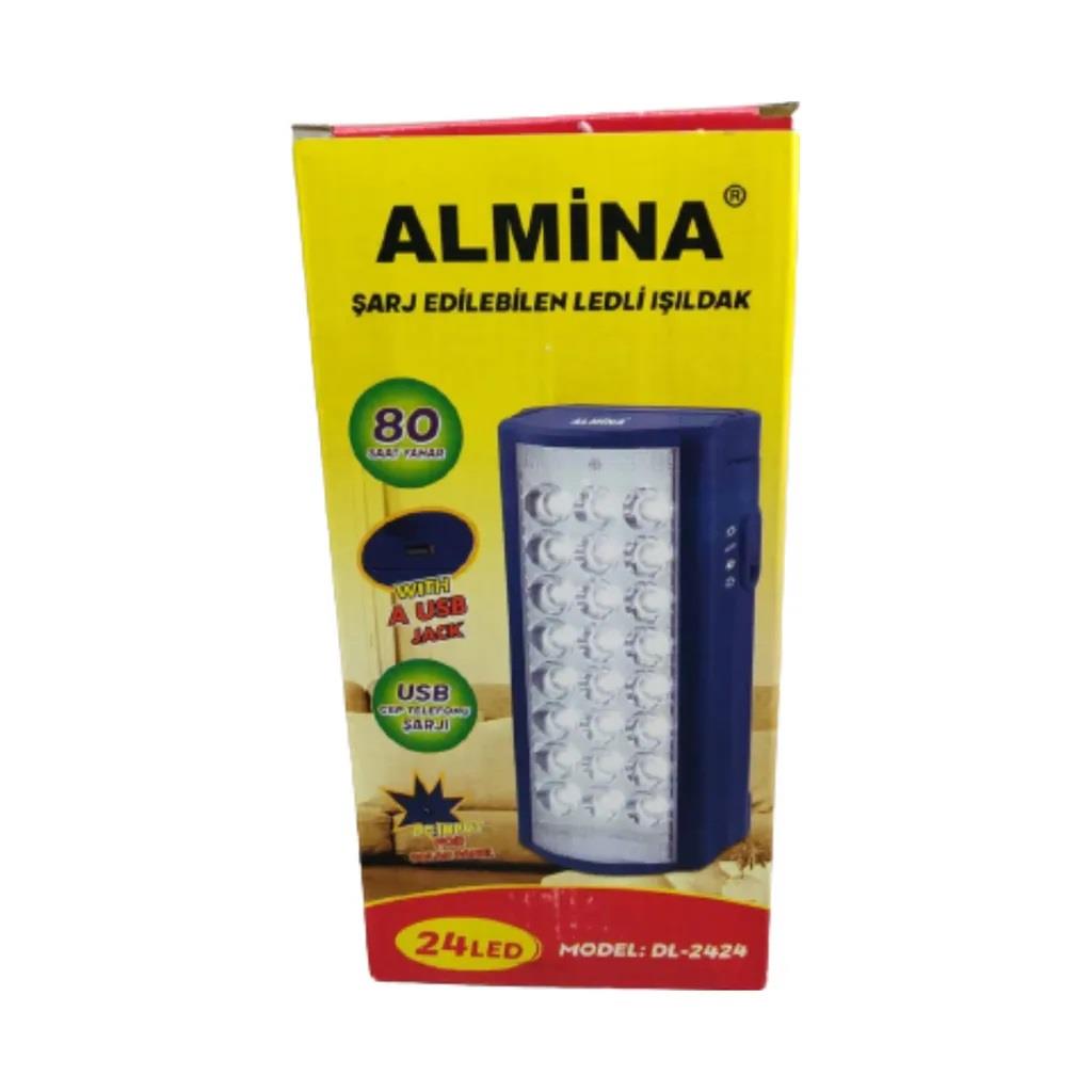 Almina Şarj Edilebilen Ledli Işıldak (Dl-2424)