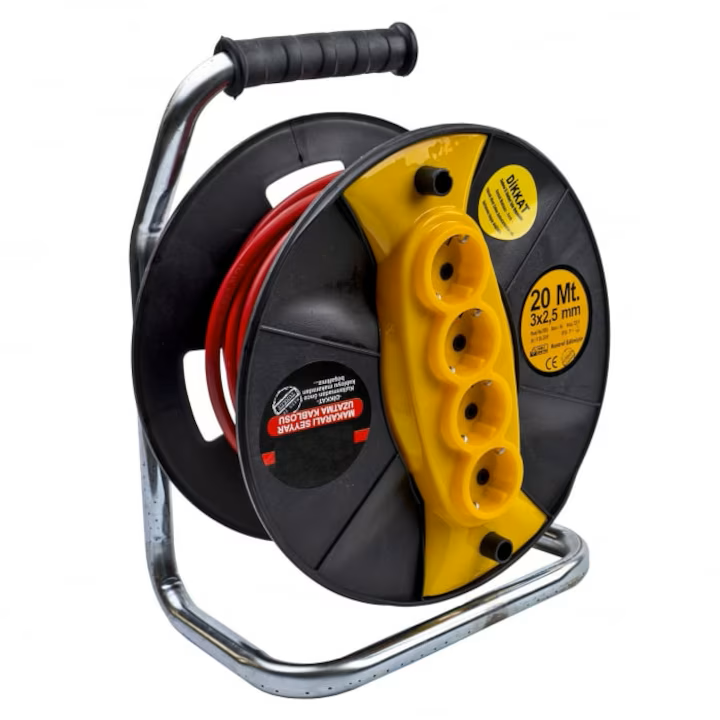 Bul-Max 20mt Makaralı Uzat.Kablo 1.5mm (Bmx-1379)