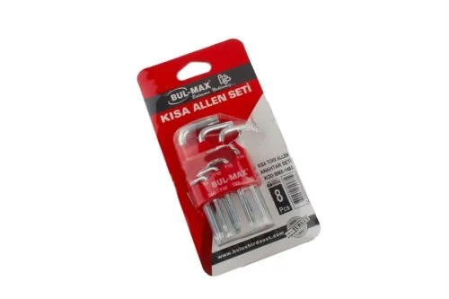 BUL-MAX 8PCS KISA ALYAN SETİ (BMX-1463)