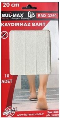 Bul-Max Banyo Kaydırmaz Bant 10Ad (Bmx-3259)