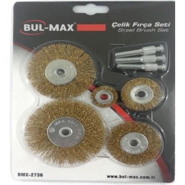Bul-Max Çelik Fırça Seti Pimli Dairesel (Bmx-2736)