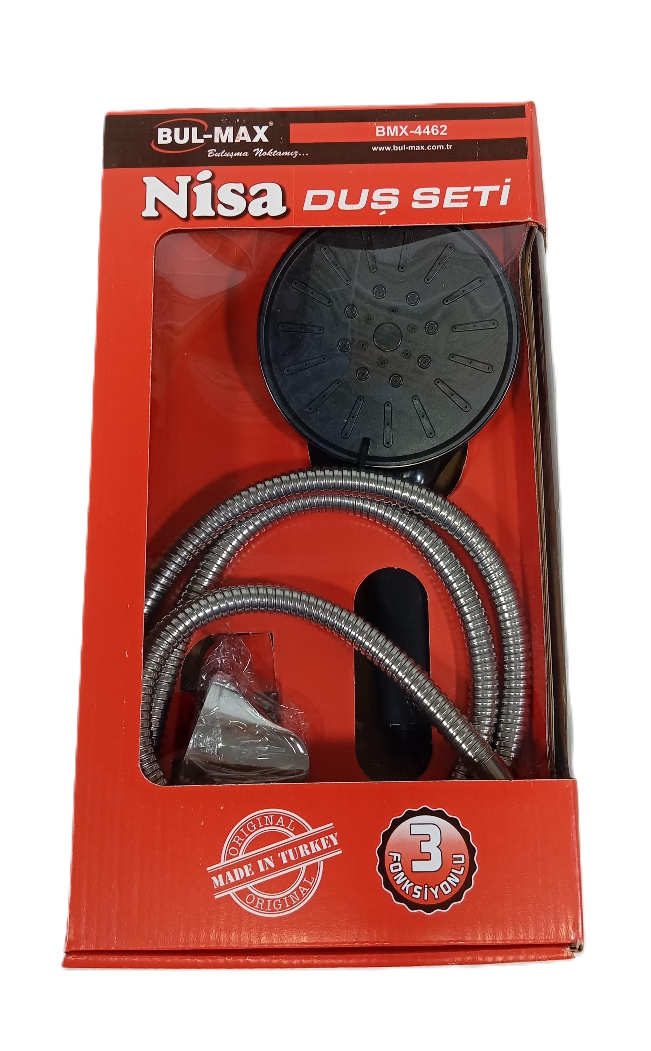 Bul-Max Nisa 3 Fonksiyonlu Duş Seti (Bmx-4462)