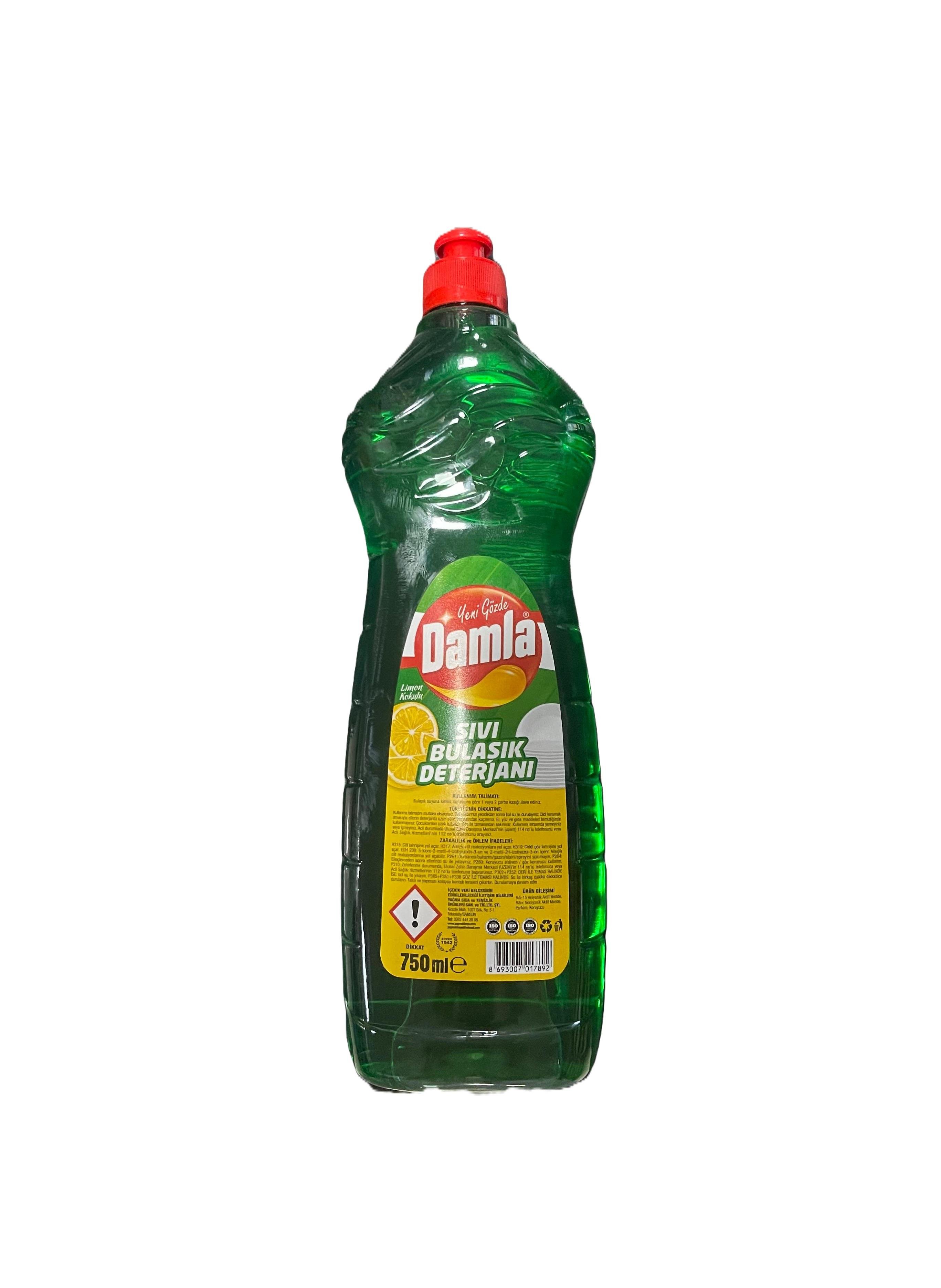 Damla Sıvı Bulaşık Deterjanı 750Ml