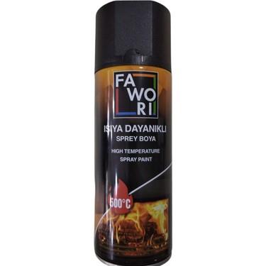 Fawori Sprey Boya Isıya Dayanıklı 400Ml Siyah