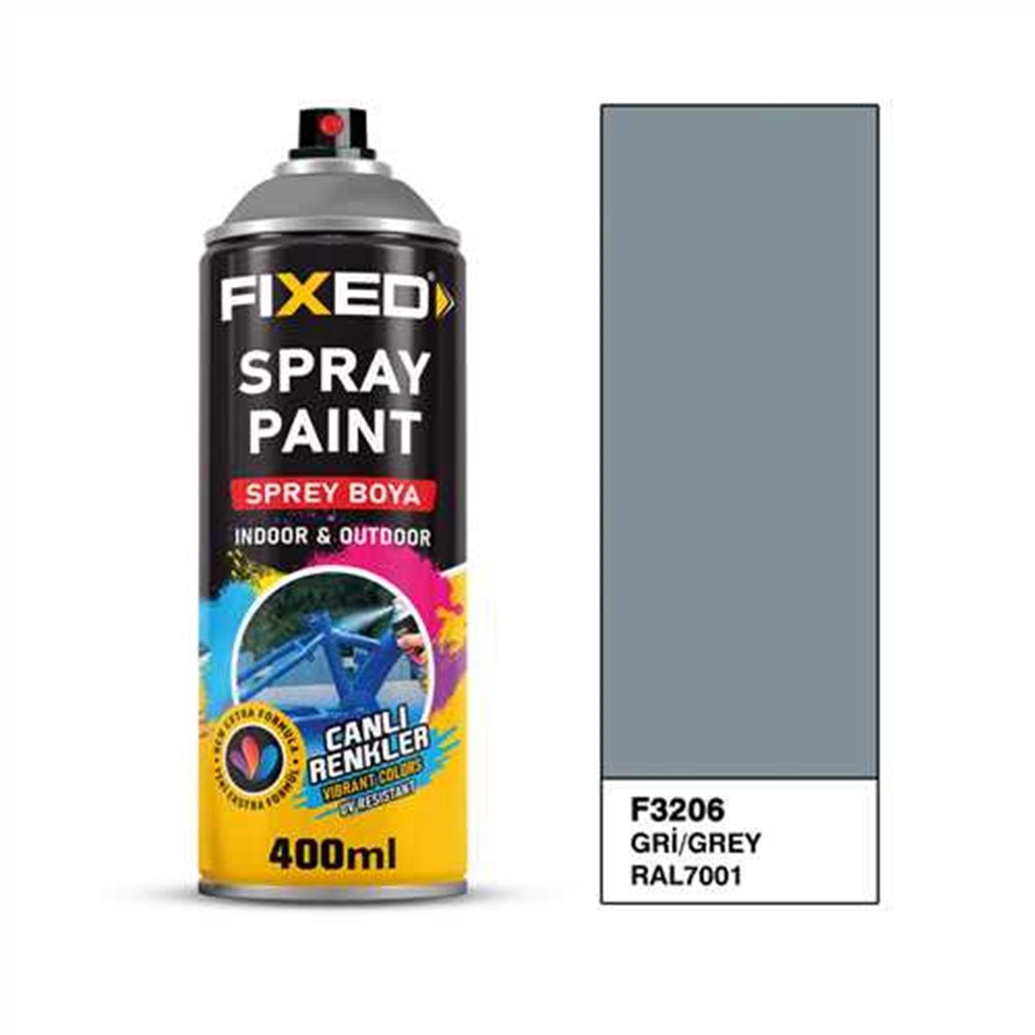 Fixed Sprey Boya 400Ml Gri (F-3206)
