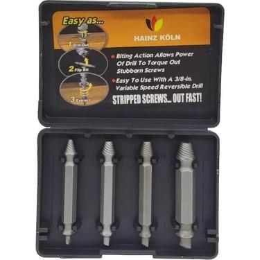 Haınz Köln Bozuk Vida Sökücü Uç 4Pcs