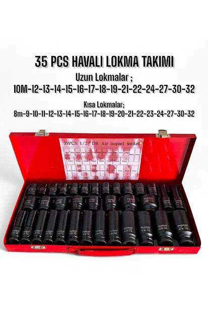 Havalı Lokma Seti 35Pcs Plastik Kutulu