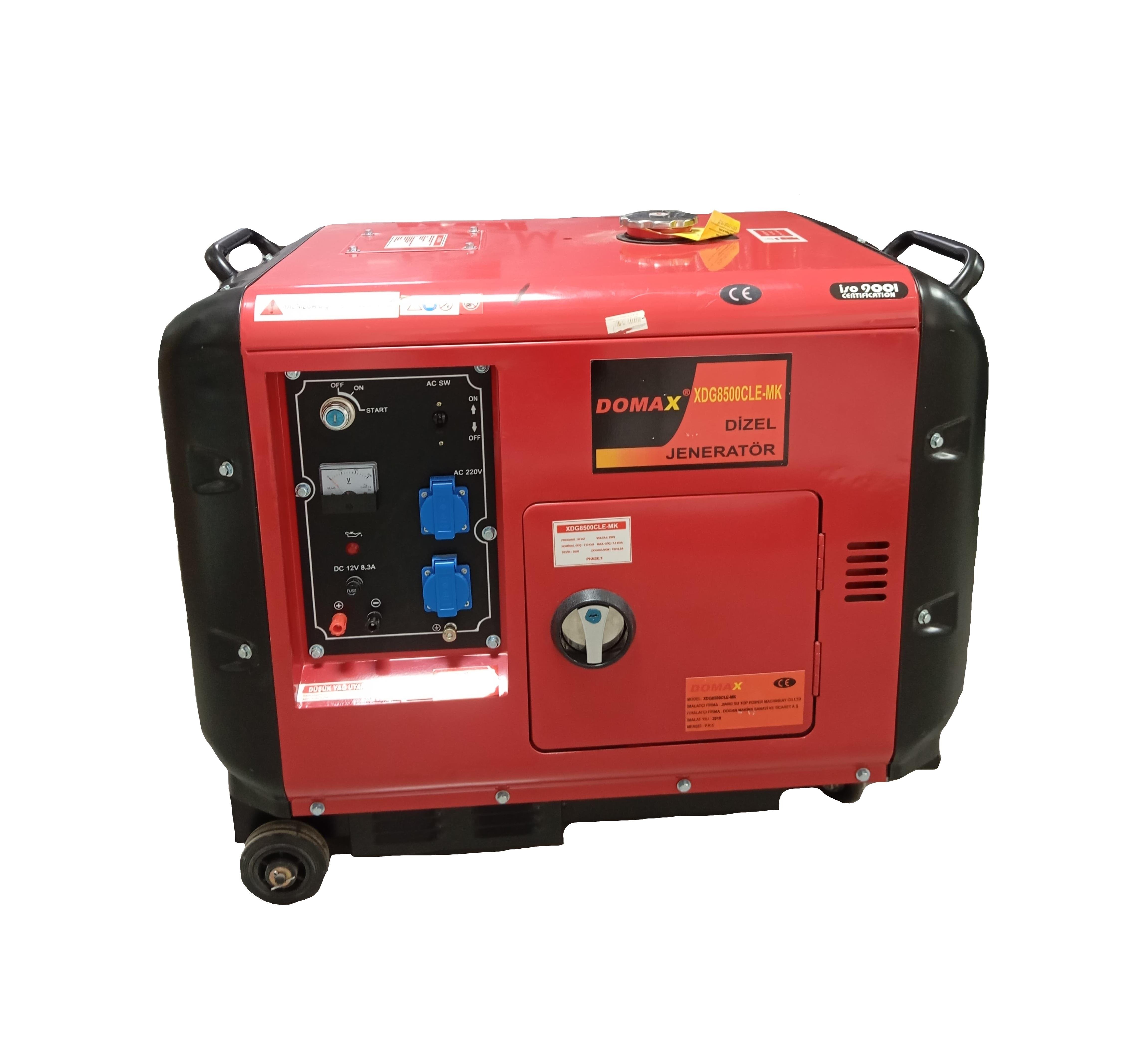 Jeneratör (Domax)8.5KW Marşlı Monf.Marşlıdizel Tek