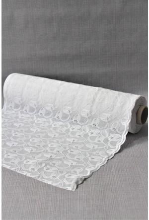 Kaydırmaz Raf Örtüsü Dantelli 50X20Mt Mtr İş