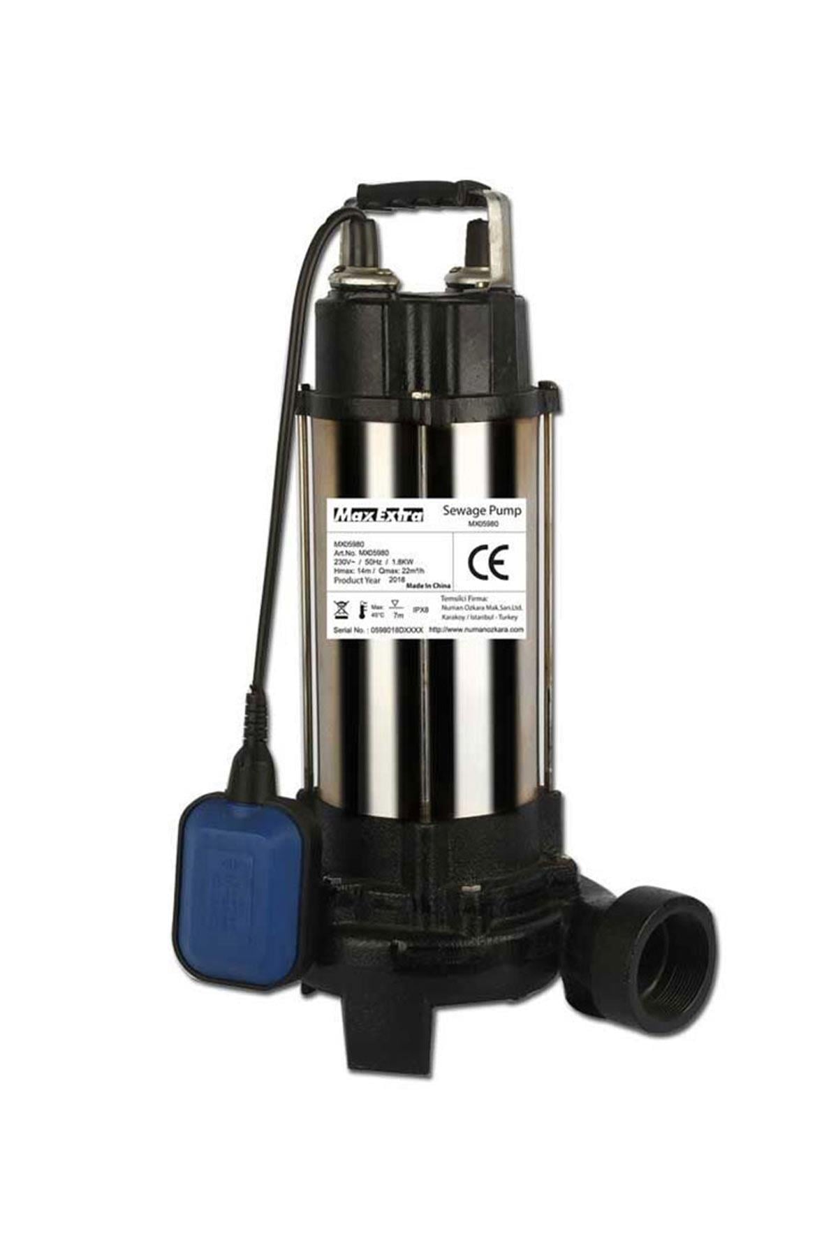 Max Extra 1800W Temiz Su Dalgıç Pompası (Mx-05980)