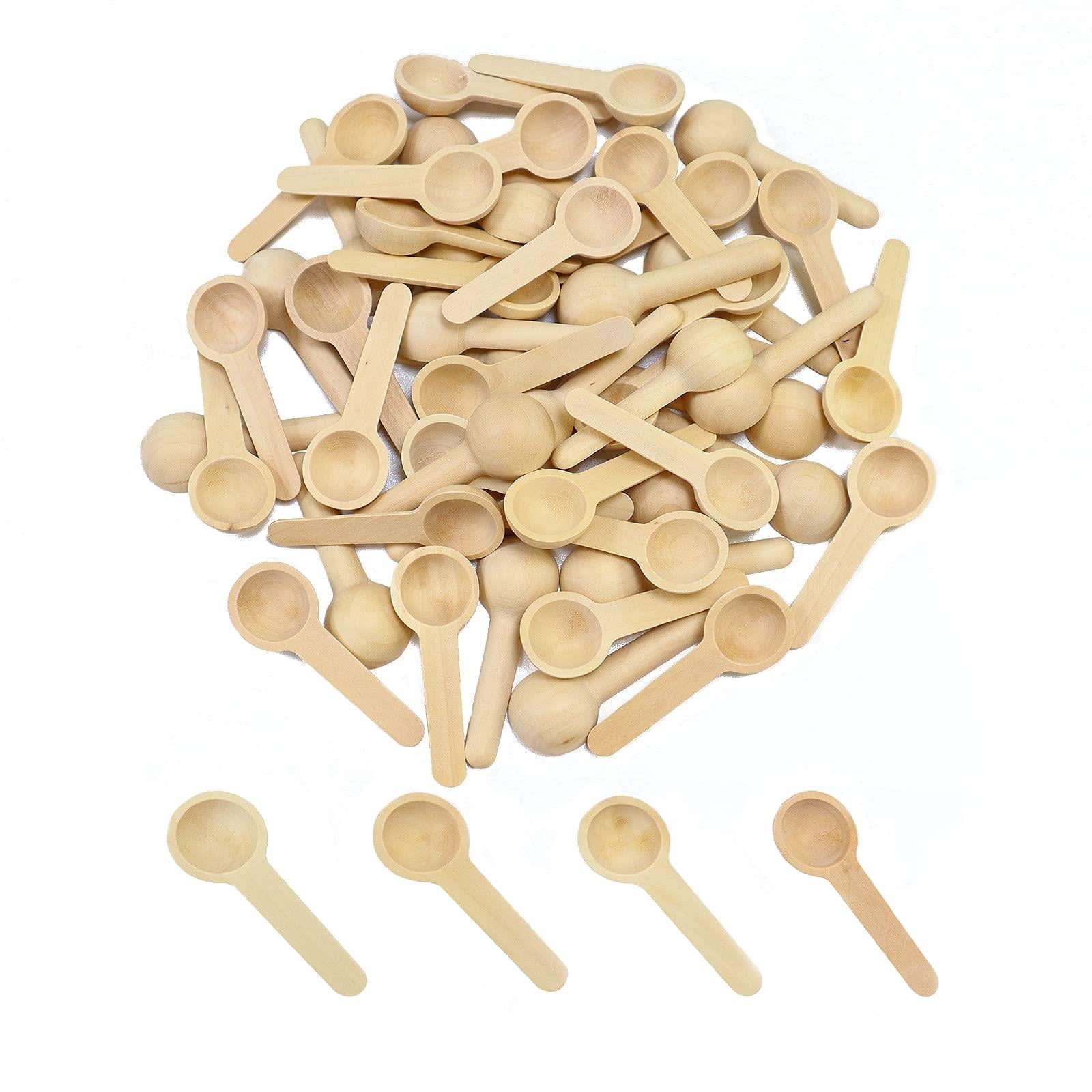 Mini Ahşap Kaşık (Baharat Kaşığı) (Ksk-09)