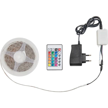 Rgb Şerit Led Kumandalı 5mt (1927R)