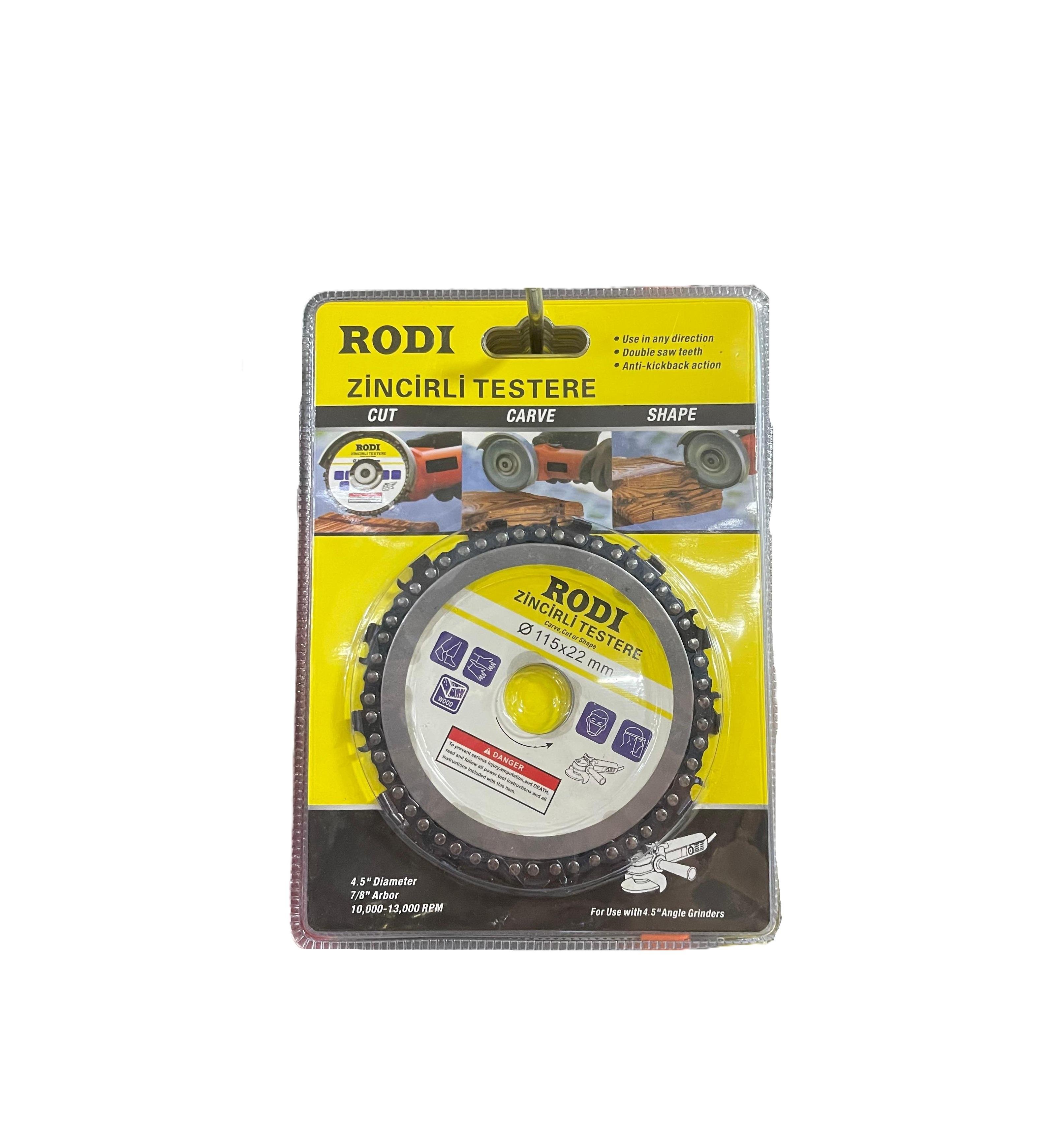 Rodı 115Mm Zincirli Ahşap Daire Testere