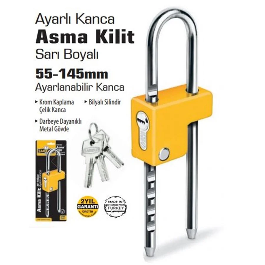 SGS ŞAHKİLİT AYARLI ASMA KİLİT (SGS1385)