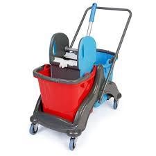 TEMİZLİK ARABASI ÇİFT KOVALI PLASTİK (CK-756)CK748