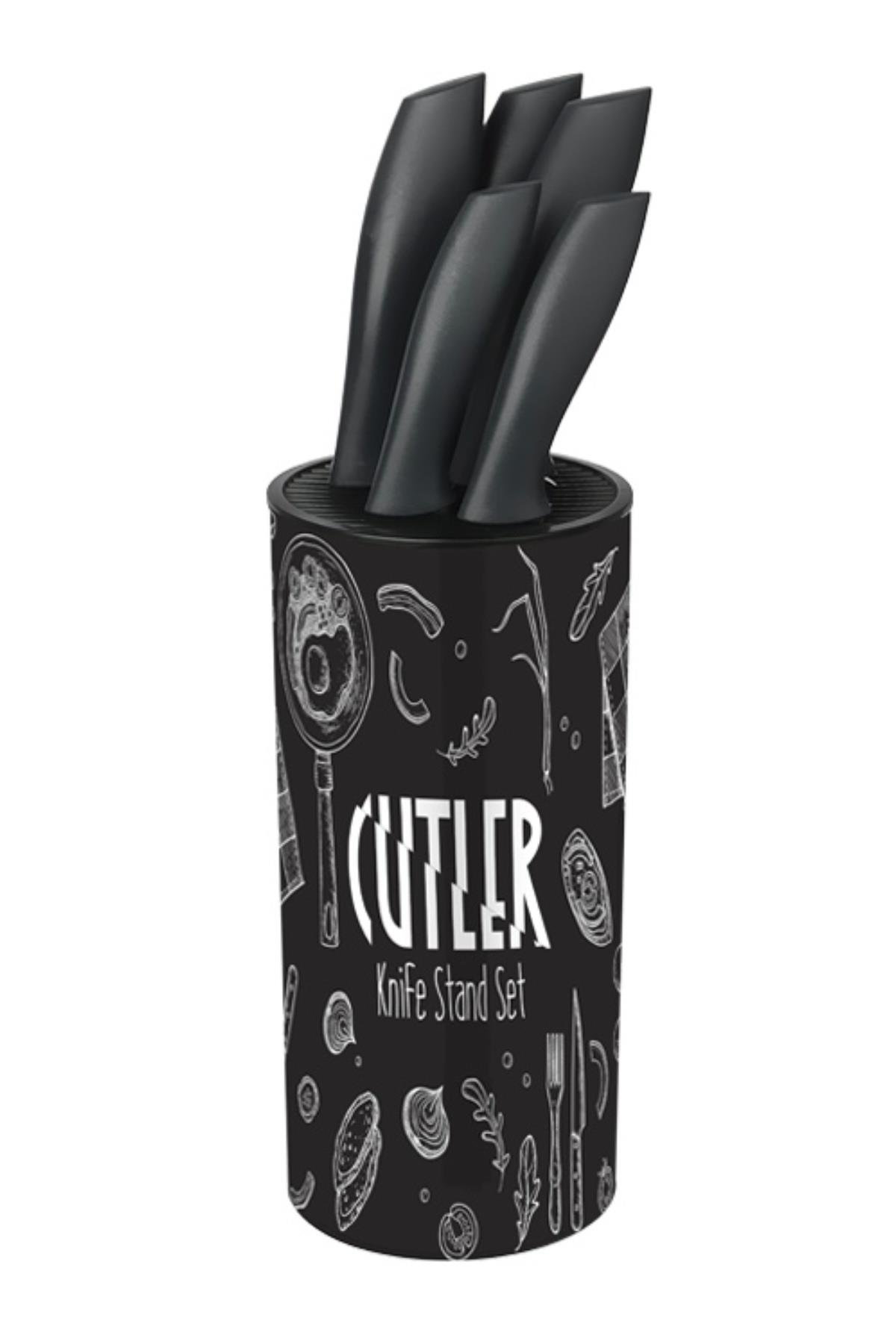 Titiz Cutler Şef Bıçak Seti Standlı 5Li(Ap-9424)