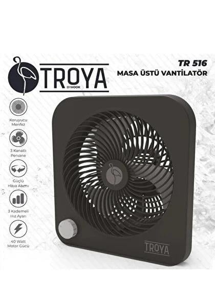 Troya Vantilatör Masa Üstü (Tr-516)