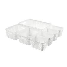 Tuffex 7Pcs Rattan Organizer Sepet Seti (Tp7203)