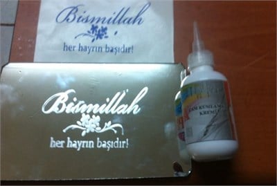 Kumlama Şabl.Bismillah Sticker