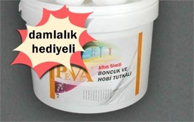 Altın Simli Tutkal 5 kg( damlalık hediyeli)