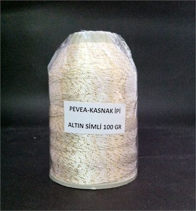Kasnak İpi Altın simli 100 gr