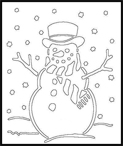 Kumlama Şabl.Kardan Adam