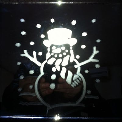 Kumlama Şabl.Kardan Adam