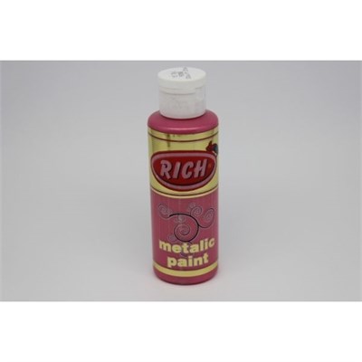 Pembe Metalik Akrilik Boya 130 ml