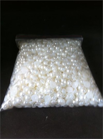 Yarım inci beyaz 8mm(500gr)