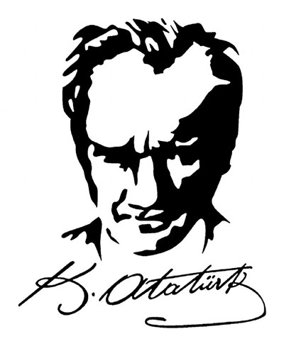 Atatürk İmzalı PVC Şablon