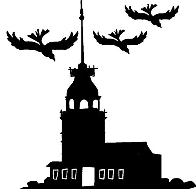 Kumlama Şabl.Kız Kulesi ve Kuşlar