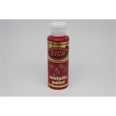 Kırmızı Metalik Akrilik Boya 130 ml
