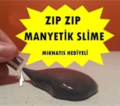 Zıp Zıp Manyetik  Slime  (Mıknatıs Hediyeli)