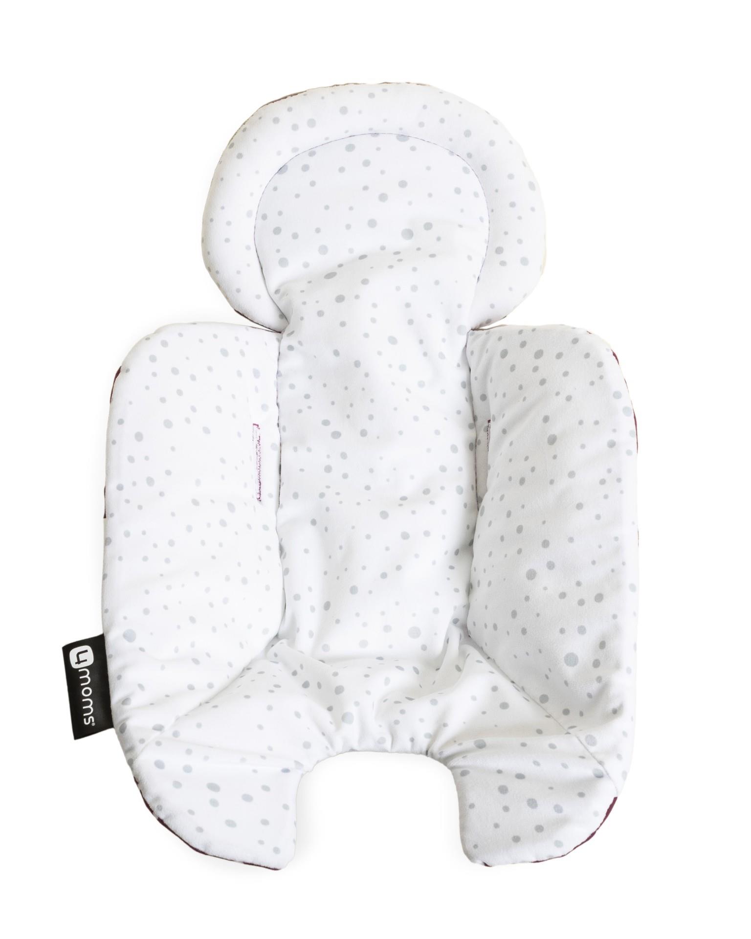 4Moms Mamaroo 5.0 Çift Yönlü Yenidoğan Destek Pedi Maroon Plus
