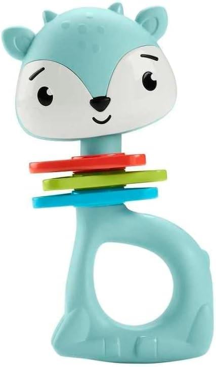 Fisher Price Eğlenceli Dostlar Çıngıraklı Dişlik - Tırtıklı Ceylan HJW11-HKD68