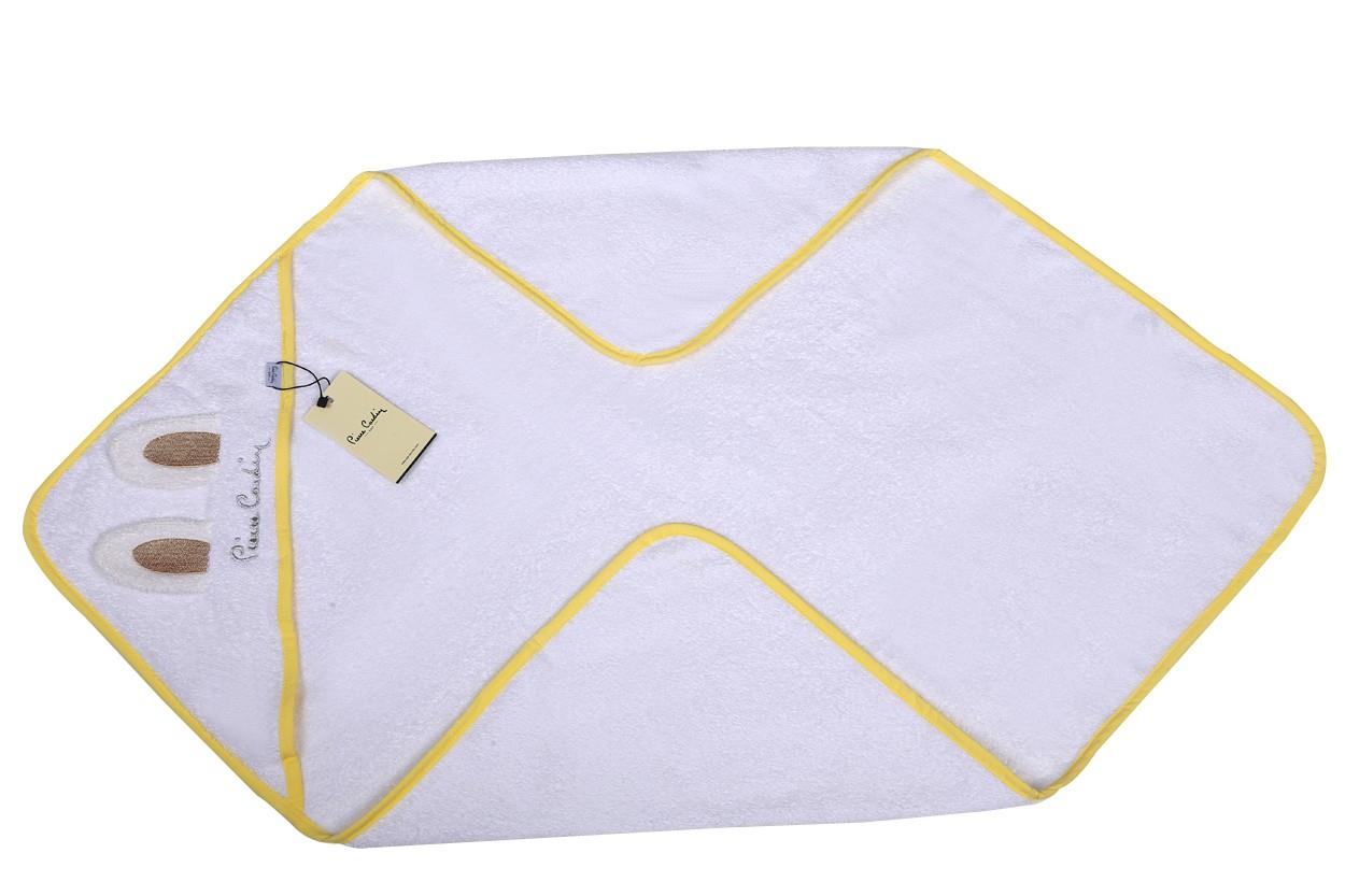 Pierre Cardin Kundak Banyo Havlusu 75x75 cm - Sarı Biyeli