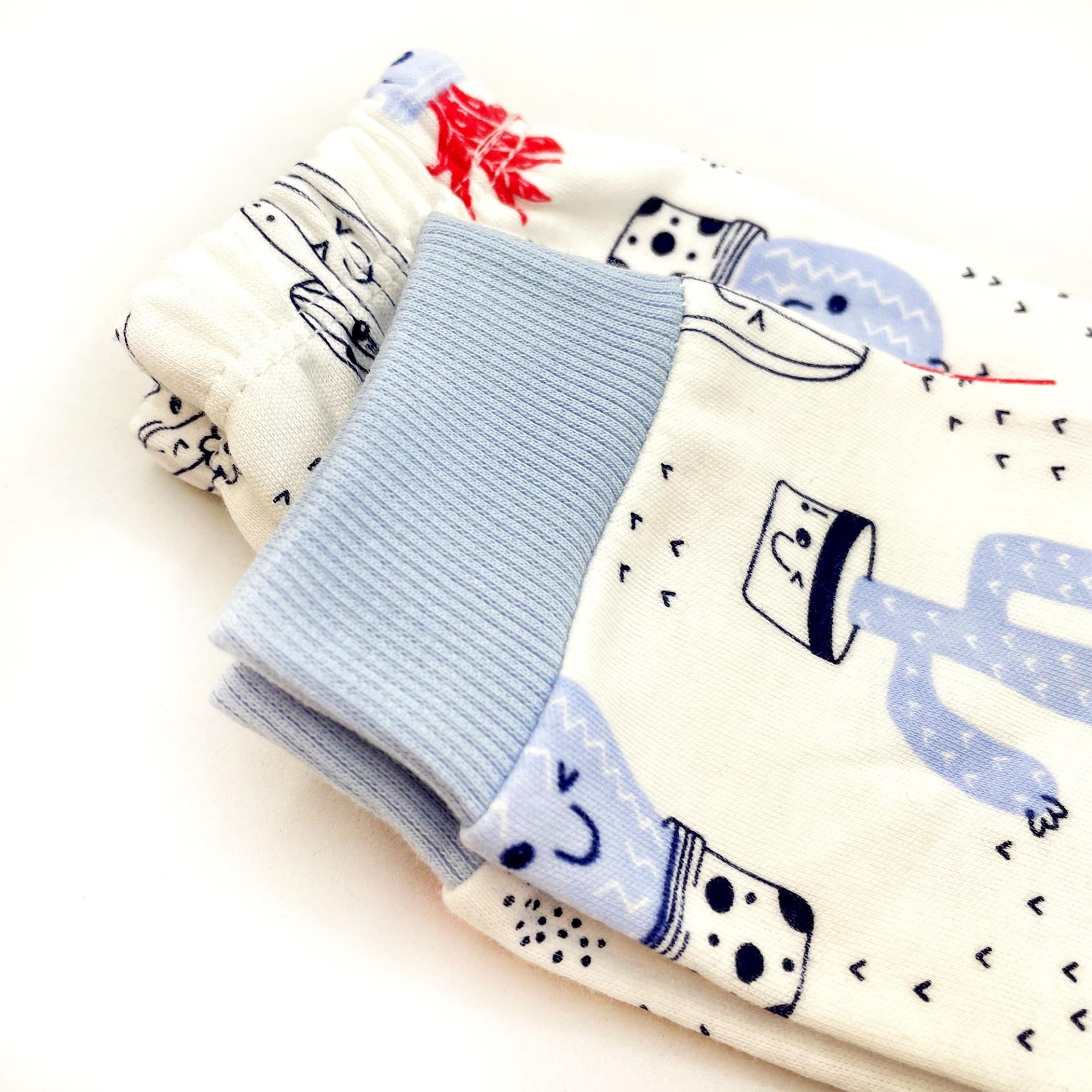 Sema Baby Sleeper Cactus Bebek Pijama Takımı 6-9 Ay - Mavi