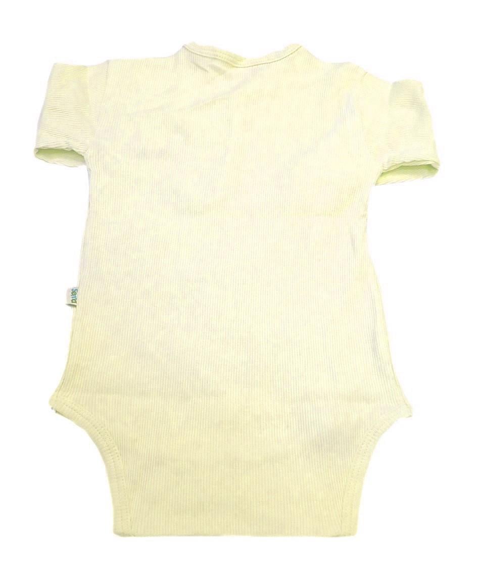 Sema Baby Uzun Kol Kaşkorse Badi (Body) - Ekru  6-12 Ay
