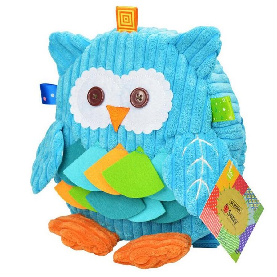 Sozzy Toys Sevimli Mavi Baykuş Sırt Çantam - SZY125