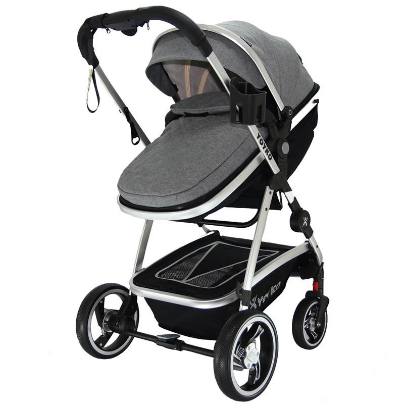 Yoyko City Seyahat Sistem Bebek Arabası 3 in 1 Lacivert Silver