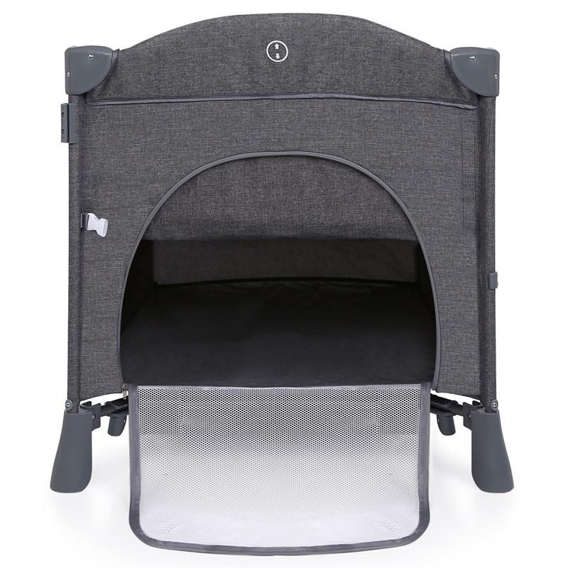 Yoyko Exclusive Comfort 8 in 1 Anne Yanı Park Yatak Oyun Parkı 70x110 - Gri