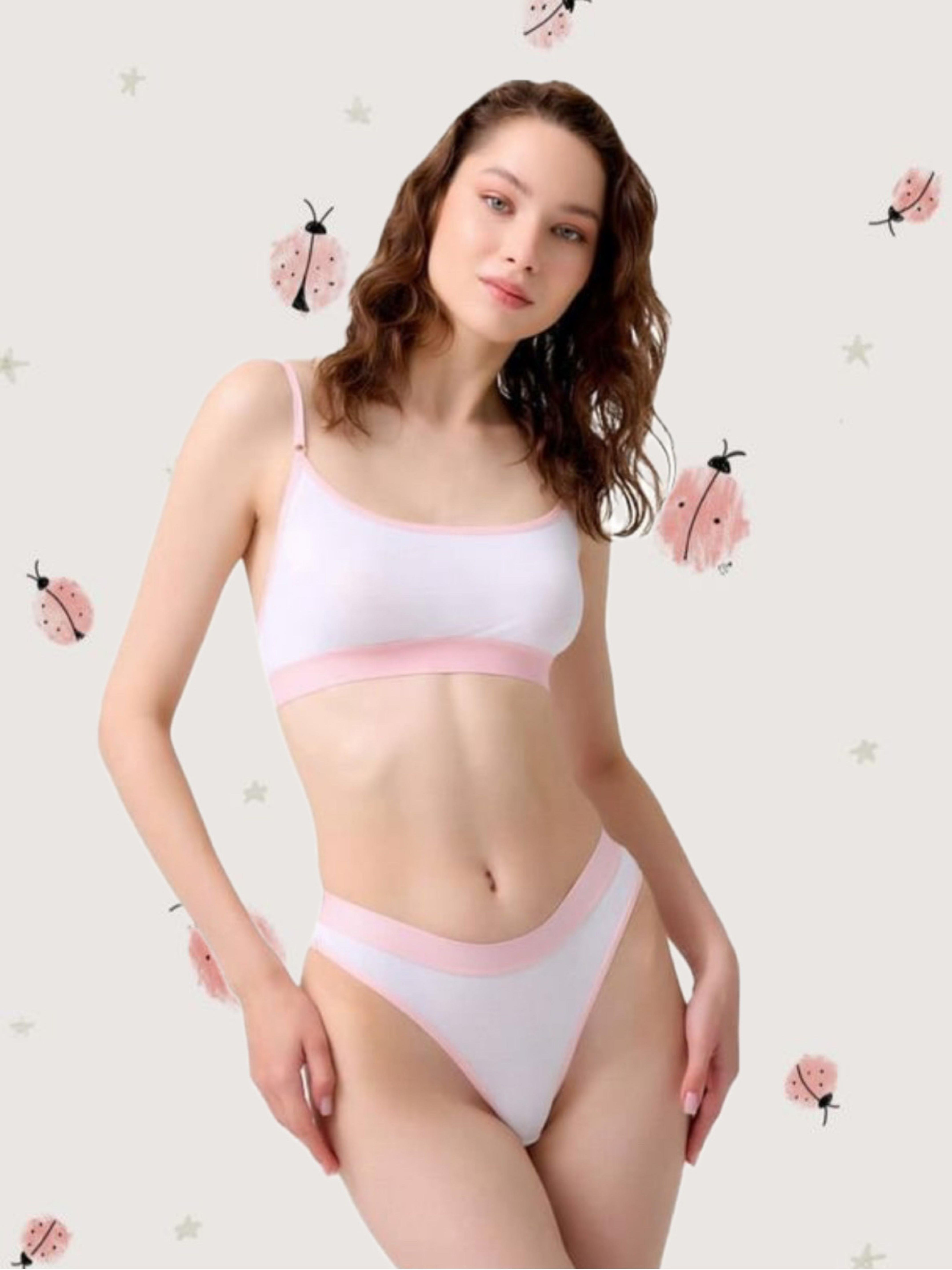 Curve Pamuklu Ayarlanabilir Askılı 3lü Sütyen Set