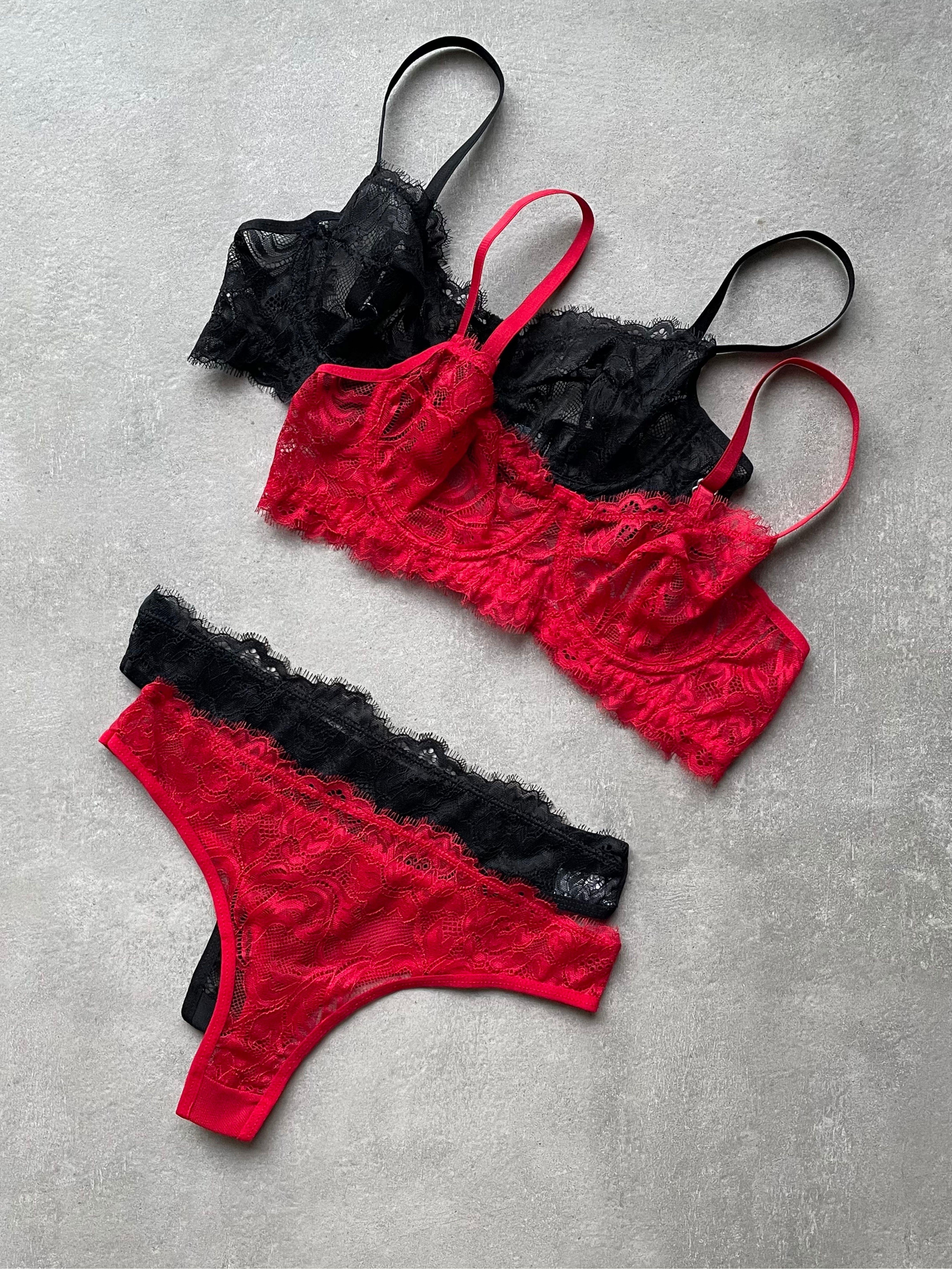 Kiss ve Midnight Dantel Bra Set 2li