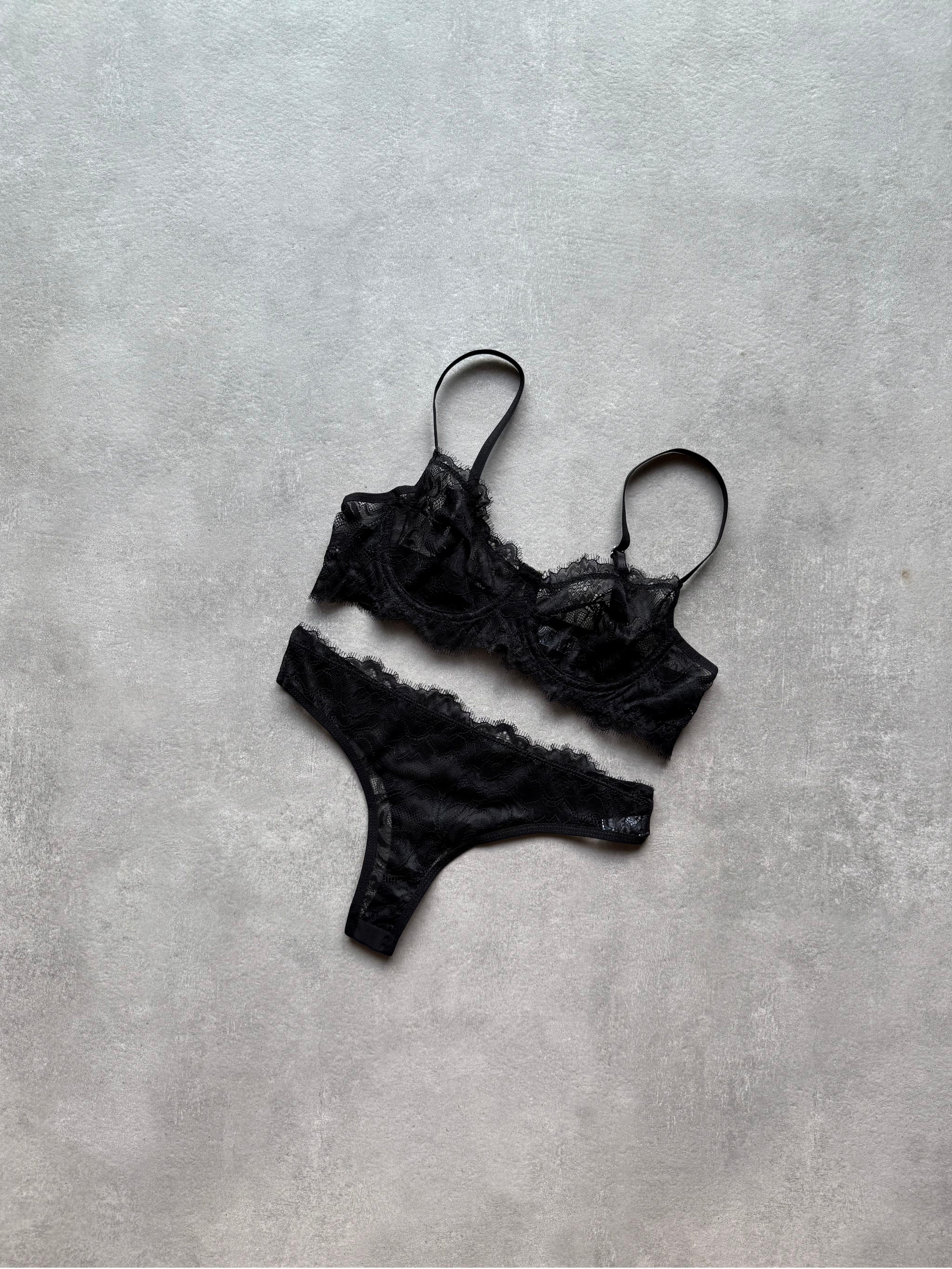 Kiss ve Midnight Dantel Bra Set 2li