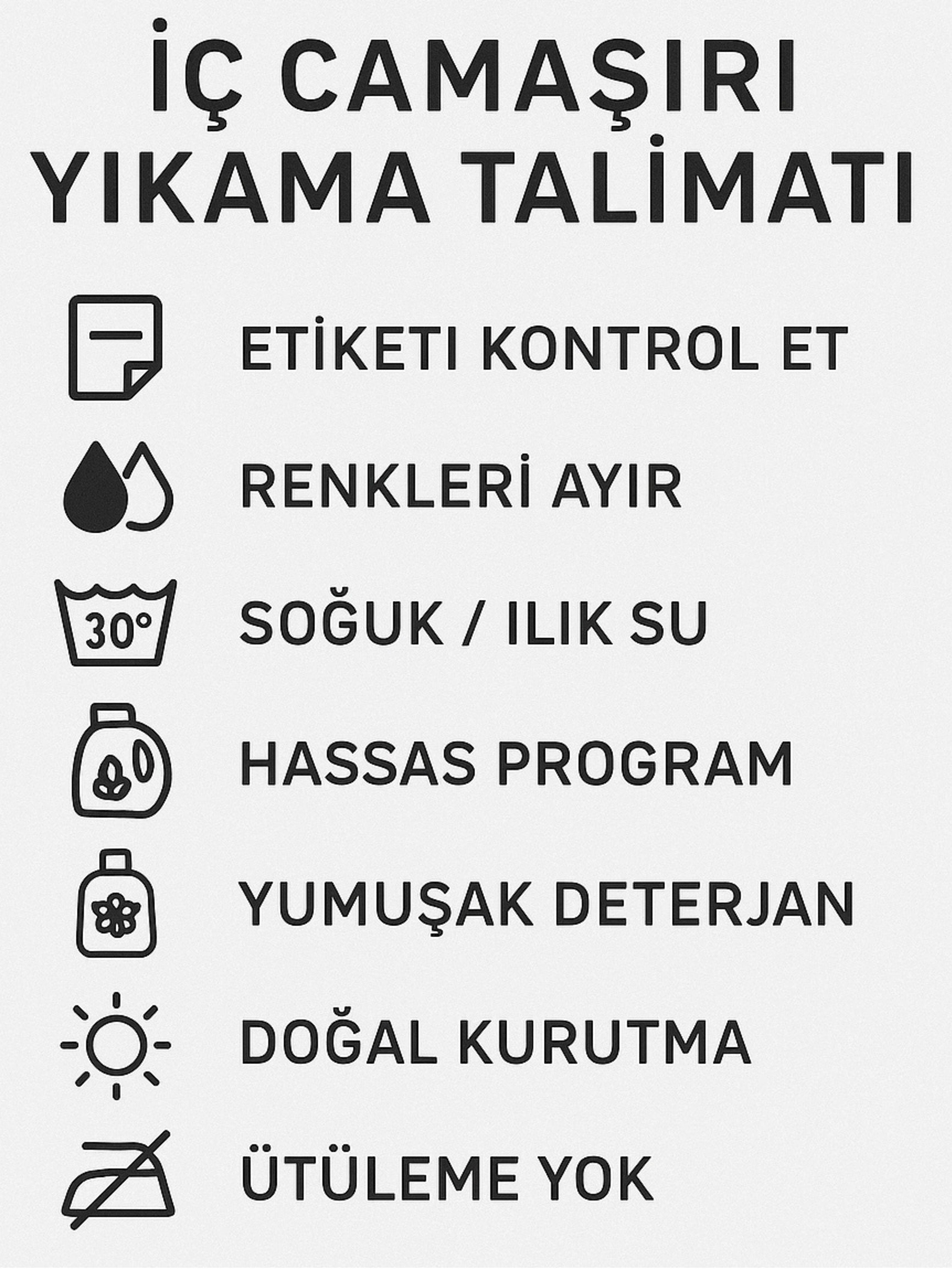 Pamuklu Rahat Doku Tanga 4'lü