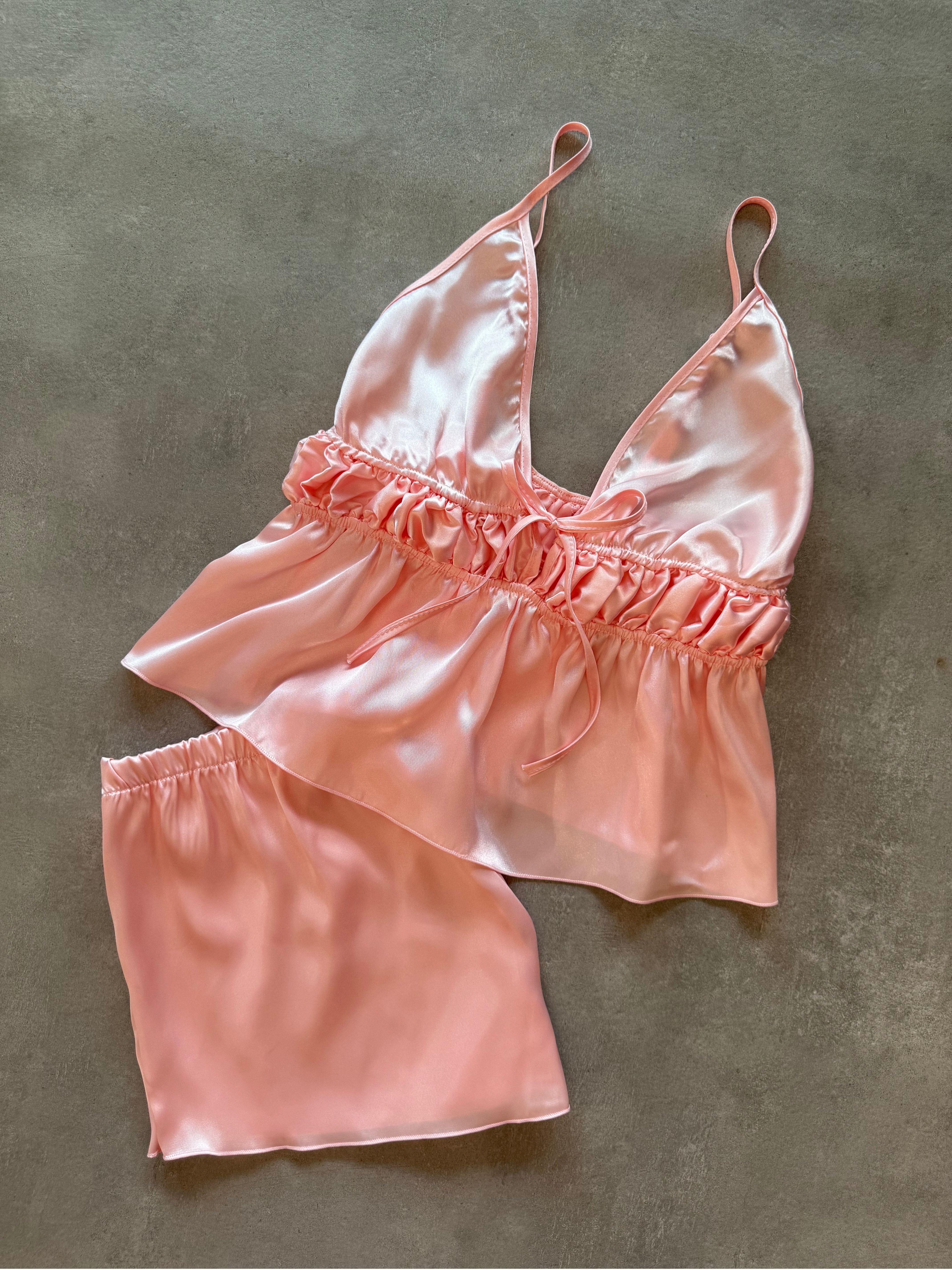 Rosélia Saten Gecelik Takımı