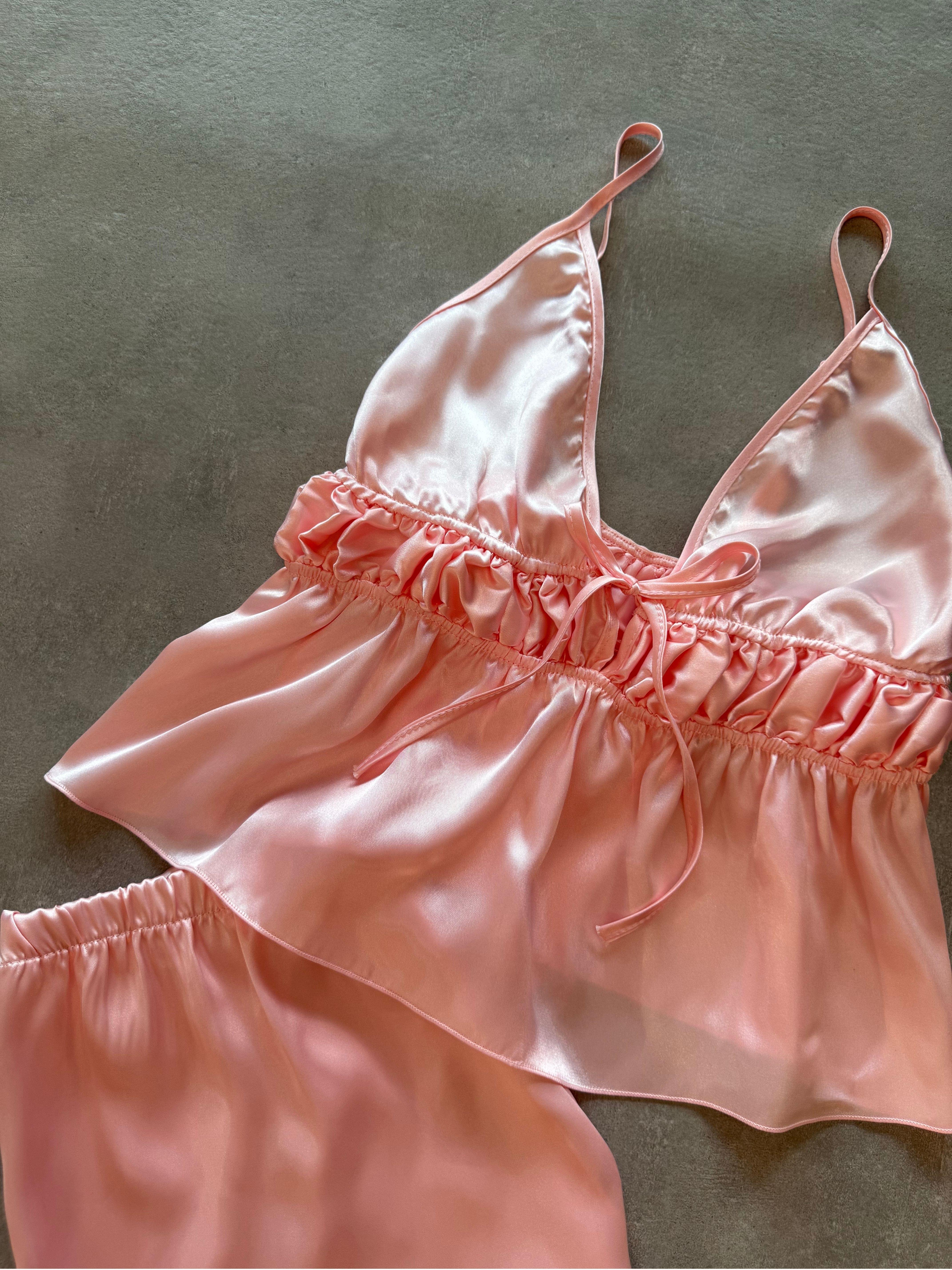 Rosélia Saten Gecelik Takımı